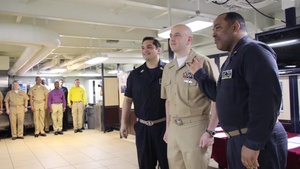 USS George Washington Pins Senior Chiefs
