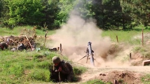 US, Polish Mortar Teams Work Together During Puma 15