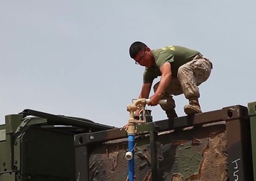 U.S. Marines Provide Clean Water to Troops in Morocco