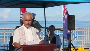 President Tong Discusses the Millinocket Landing in Kirabati