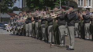 1st Marine Division Band with French Marine Counterparts
