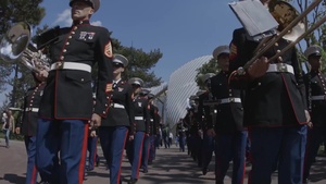 1st Marine Division Band at Le Jardin d'Acclimatation