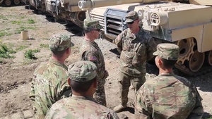 Brig. Gen. Michael Tarsa Visits Troops, Inspects Equipment with Team Estonia