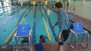 Warrior Games 2015 Sgt. Kawaiola Nahale Swim Training