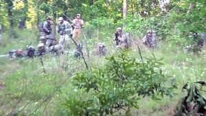 Bravo Company 1-153rd Assaults Outpost in Training Exercise
