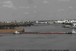 Coast Guard Video of Barge Allision on Houston Ship Channel
