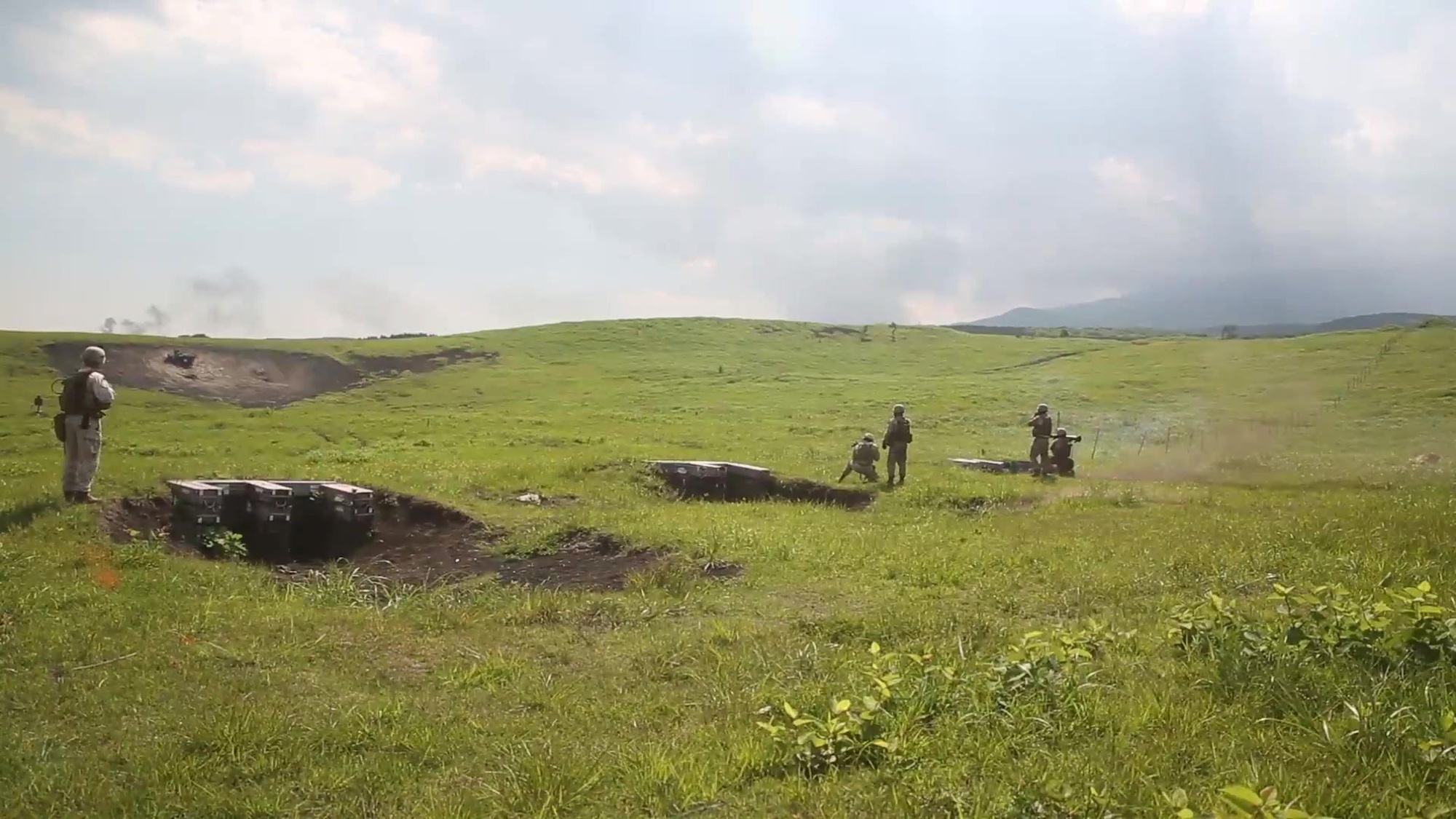 U.S. Marines with 3rd Marine Logistics Group participate in a three week training period starting May 18- June<br />7 at the Combined Arms Training Center Camp Fuji, Japan. Marines worked  with multiple different weapon systems <br />in order to become more proficient if they deploy to a hostile environment. <br /><br />This video features the M240/B medium machine gun, MK19 40mm automatic grenade launcher, M249 squad <br />automatic weapon and M2 .50-caliber Browning machine gun and military operations in urban terrain.