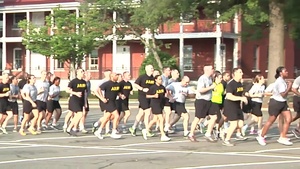 240th Army Birthday Run (B-roll)