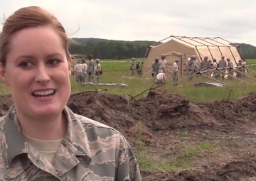 Patriot Warrior 2015: Erecting Lodging Tents