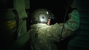 1-244th Assault Helicopter Battalion Conducts Night Live-fire Training