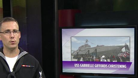 DoD News USS Gabrielle Giffords Christening