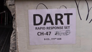Soldiers from 777th Aviation Support Battalion Take Part in Downed Aircraft Recovery Team (DART) training BROLL Package