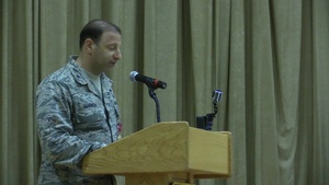 Col. Clarence Lukes Takes Command of the 386th AEW