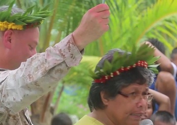 Service Members Finish Renovating Kiribati School