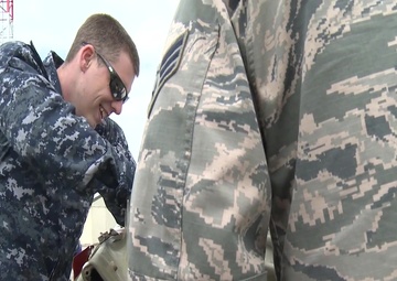 U.S. Navy, Air Force Build Mines for BALTOPS 15