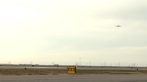 Six KC-135R Planes Launching From Roland R. Wright Air National Guard Base, UT