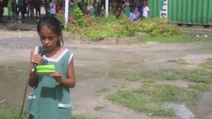 Service Members Finish Renovating Kiribati School