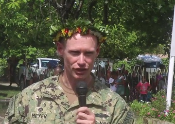 Service Members Finish Renovating Kiribati School