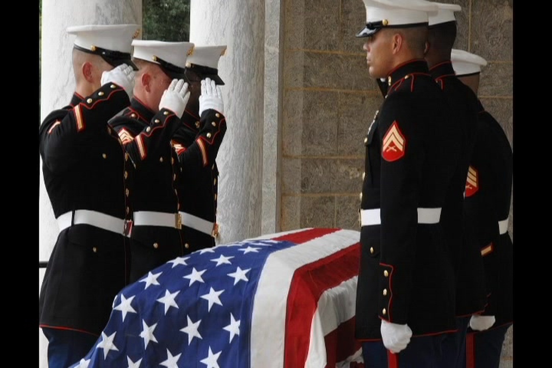 Military funeral honors sale flag presentation speech