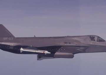 Inaugural F-35 Weapons Separation of Paveway IV Precision-Guided Bomb
