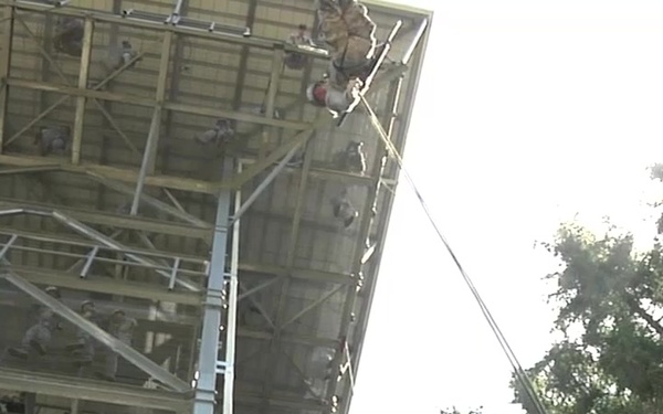 Air Assault Rappel Tower BROLL (Camp Rilea, Ore. 2015)