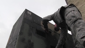 Guardsman at the 171st Perform Generator Maintenance