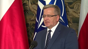 NATO Secretary General Meets the Polish President, Briefing