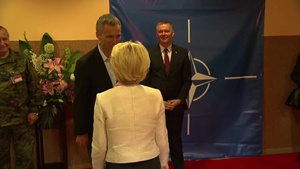 Exercise Noble Jump 2015: NATO Secretary General Arrives and Briefing B-Roll