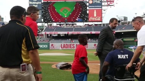 2015 DoD Warrior Games Athletes Visit Nationals Park