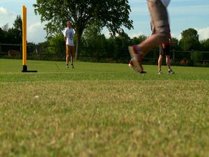 BALTOPS Airmen, Fairford Locals Play Cricket