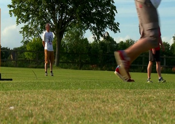 BALTOPS Airmen, Fairford Locals Play Cricket