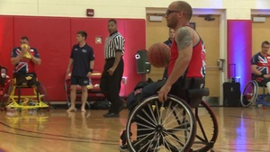 2015 DoD Warrior Games Wheelchair Basketball B-Roll
