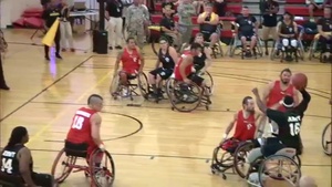 The 2015 DoD Warrior Games Wheelchair Basketball Playoffs Army Vs Marines