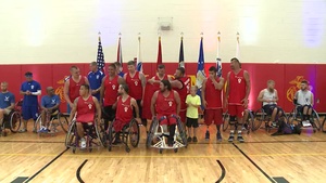 Medal Ceremony - The 2015 DoD Warrior Games  Wheelchair Basketball
