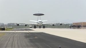 A NATO E-3A Arrives at Davis-Monthan AFB