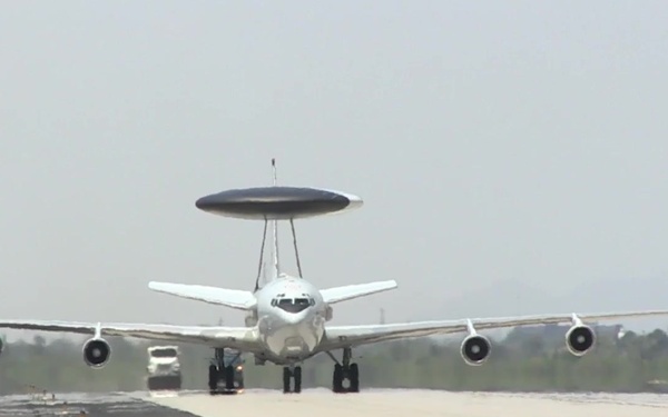 A NATO E-3A Arrives at Davis-Monthan AFB