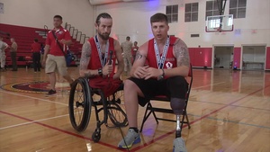 Corporal (Retired) Raymond Hennagir and Lance Corporal Duncan S. Mathis