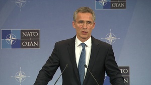 Jens Stoltenberg NATO Secretary General at NATO headquarters