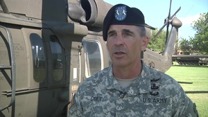 166th Aviation Brigade Colors Casing Interviews