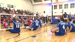 Warrior Games - Air Force Volleyball Wide Shot