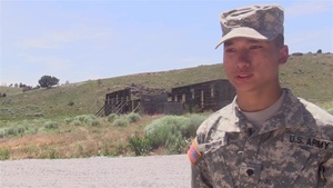 Range Run Interview - Army National Guard Best Warrior Competition