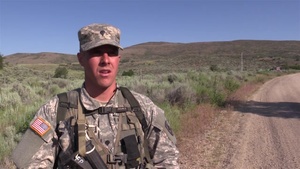 Army National Guard's Best Warrior Competition Interview with Cruser Barnes