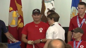 The 2015 DoD Warrior Games Shooting Medals Ceremony 2