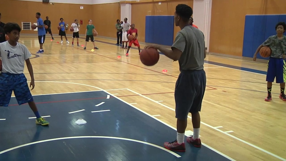 DVIDS Video Yoko Express Holds Youth Basketball Camp on Yokosuka