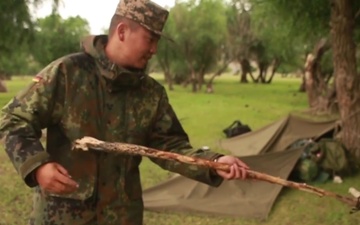 U.S. Armed Forces Teach Mongolians Survival Skills