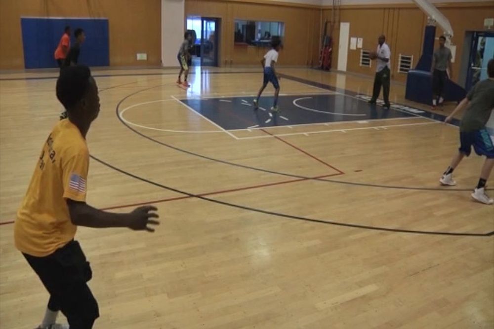 DVIDS Video Yoko Express Basketball Holds Youth Basketball Camp on