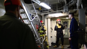 GQ Drill Aboard USS Theodore Roosevelt