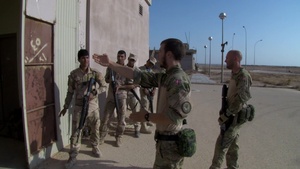 Task Force Al Asad Trains ISF in Close-Quarters Battle Techniques (b-roll)