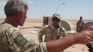 Coalition Service Members Train Iraqi Security Forces in Urban Combat Tactics (B-roll)