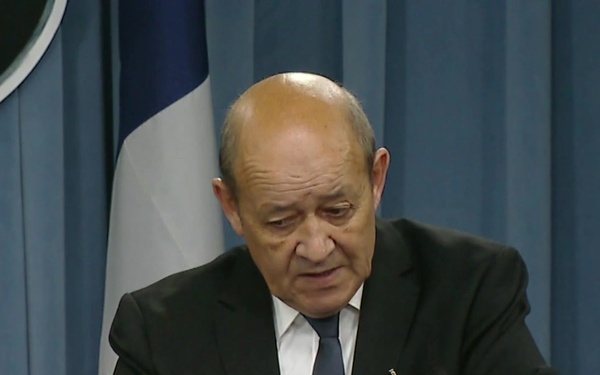 Pentagon Press Briefing with Secretary Carter and French DM Jean-Yves Le Drain